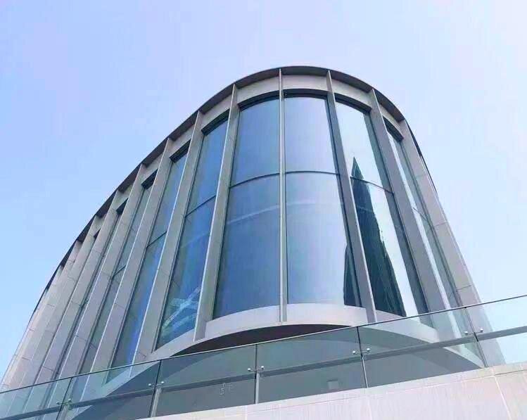 乌海市异形展柜玻璃热弯玻璃 - 方案